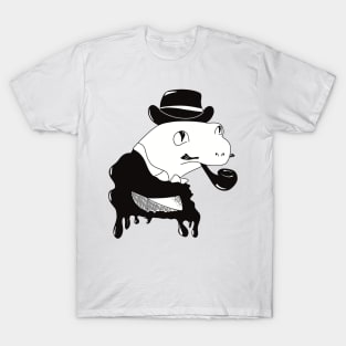 Fancy Frog with Pipe T-Shirt